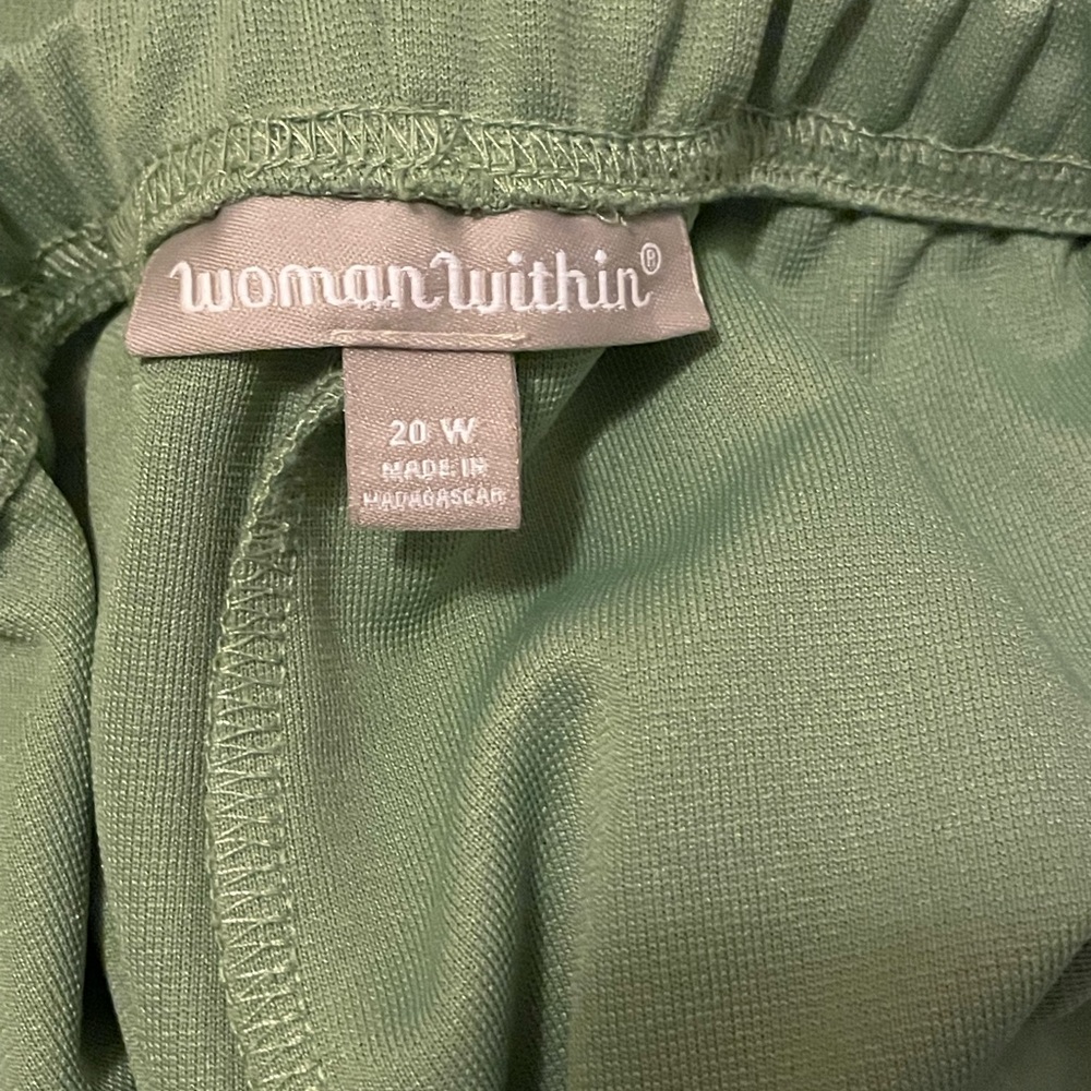 Woman Within Green Top